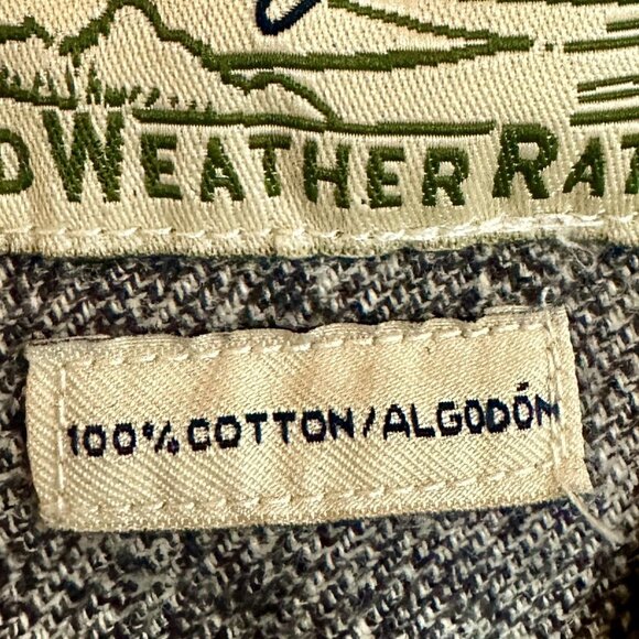 Grayers Men's Cotton Outdoor Shirt Jacket Size M Gray Cold Weather Rated (NEW) - Picture 7 of 13